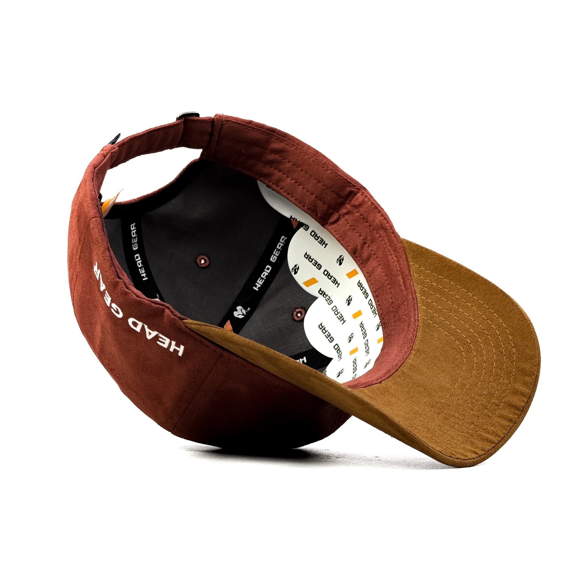 HEAD GEAR BURN RED BROWN DUAL TONE CAP