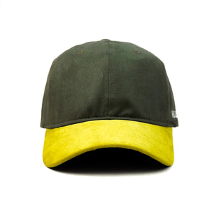 HEAD GEAR DARK GREEN YELLOW DUAL TONE CAP