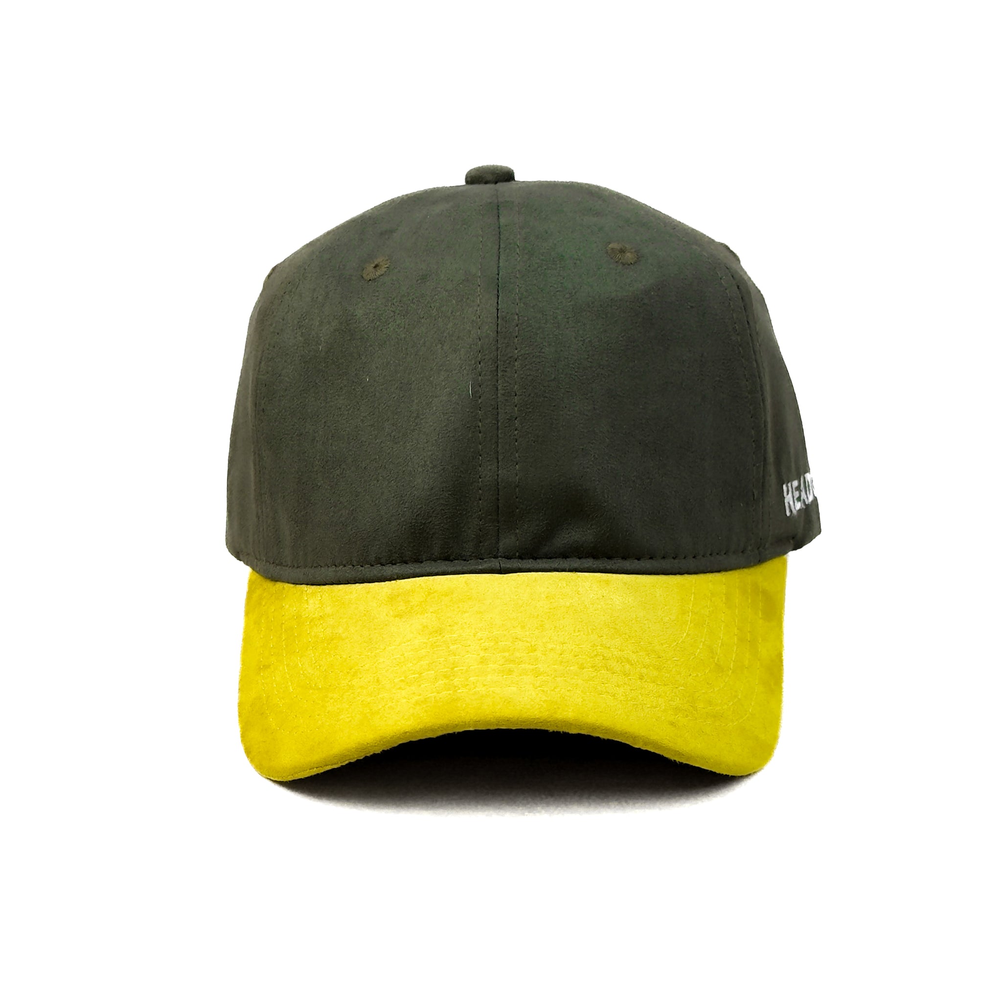 HEAD GEAR DARK GREEN YELLOW DUAL TONE CAP