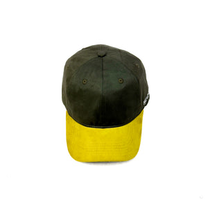 HEAD GEAR DARK GREEN YELLOW DUAL TONE CAP