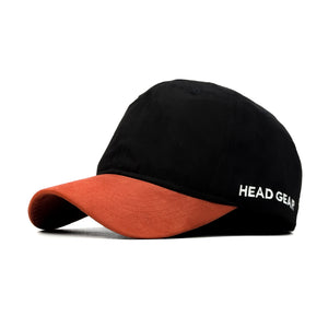 HEAD GEAR BLACK ORANGE DUAL TONE CAP