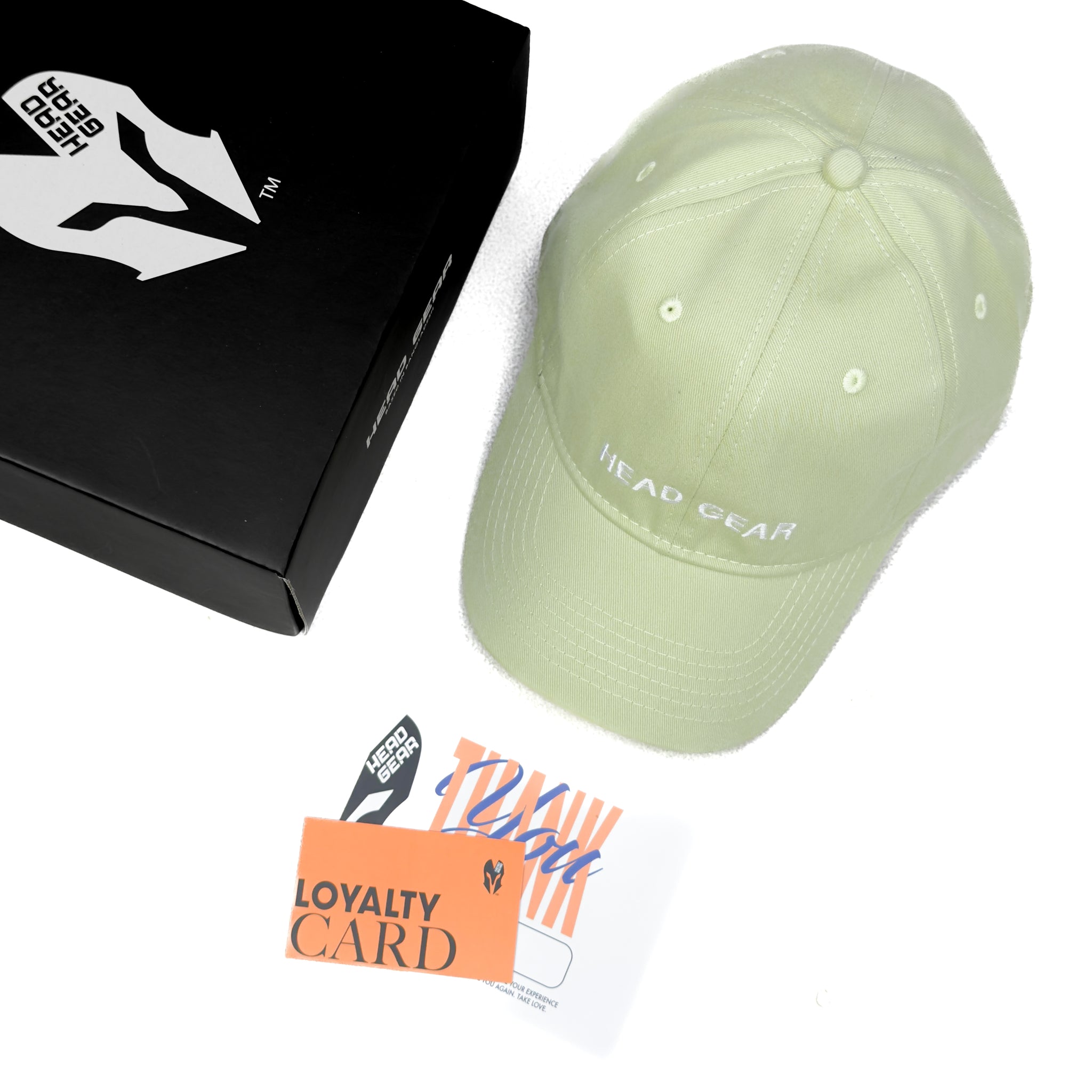 HEAD GEAR CREAM MINT PASTEL PULSE CAP