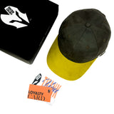 HEAD GEAR DARK GREEN YELLOW DUAL TONE CAP