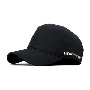 HEAD GEAR BASIC BLACK CAP