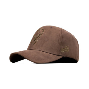 HEAD GEAR COFFEE SUPER SUEDE CURVED VISOR CAP