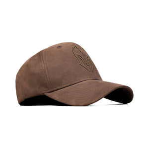 HEAD GEAR COFFEE SUPER SUEDE CURVED VISOR CAP