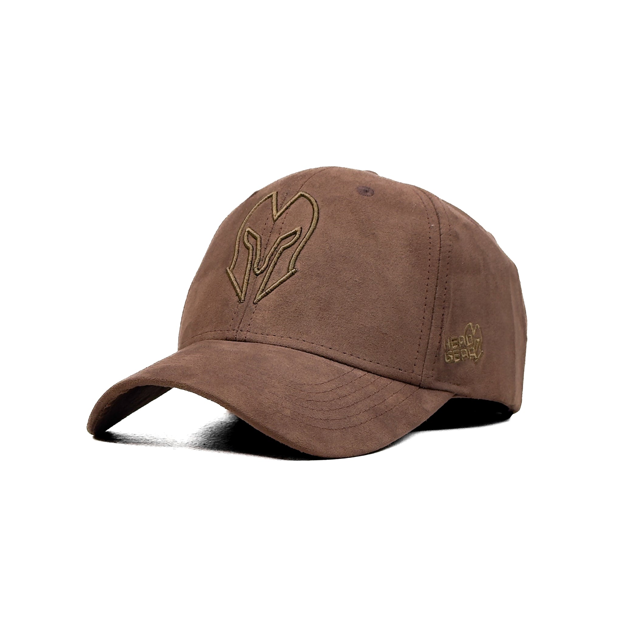 HEAD GEAR COFFEE SUPER SUEDE CURVED VISOR CAP