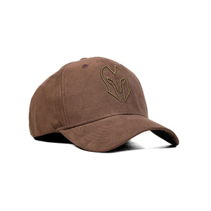 HEAD GEAR COFFEE SUPER SUEDE CURVED VISOR CAP