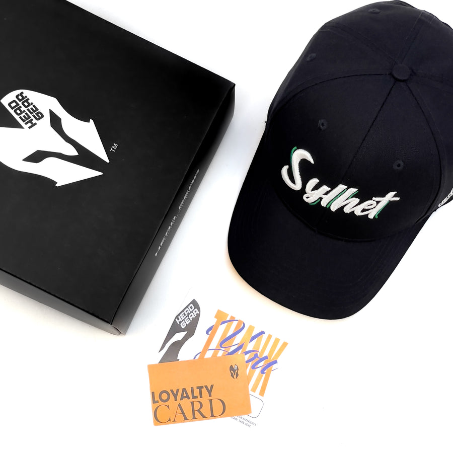 HEAD GEAR SYLHET BLACK CAP