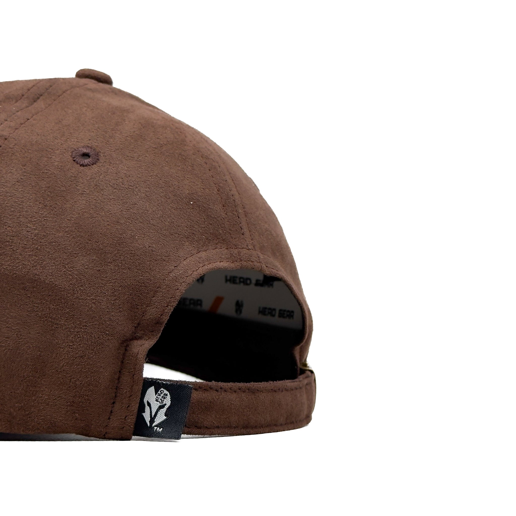 HEAD GEAR COFFEE SUPER SUEDE CURVED VISOR CAP