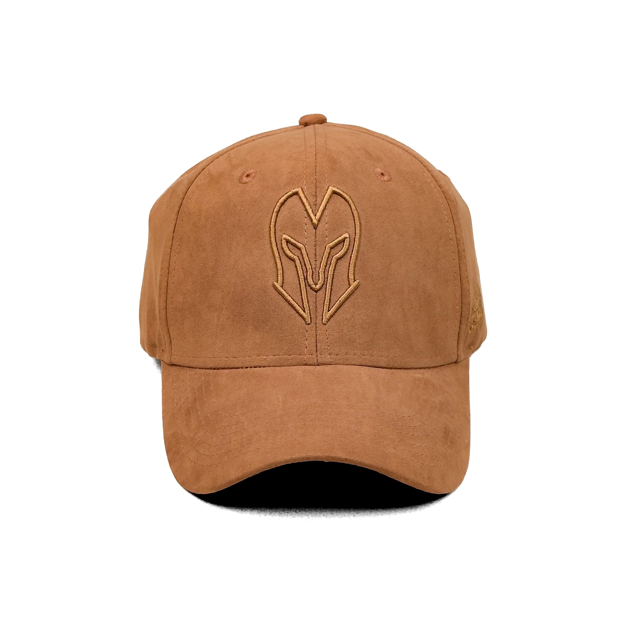 HEAD GEAR BROWN SUPER SUEDE CURVED VISOR CAP