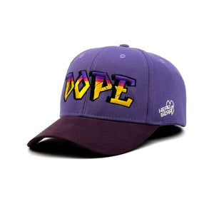 HEAD GEAR PURPLE DOPE CURVED VISOR CAP