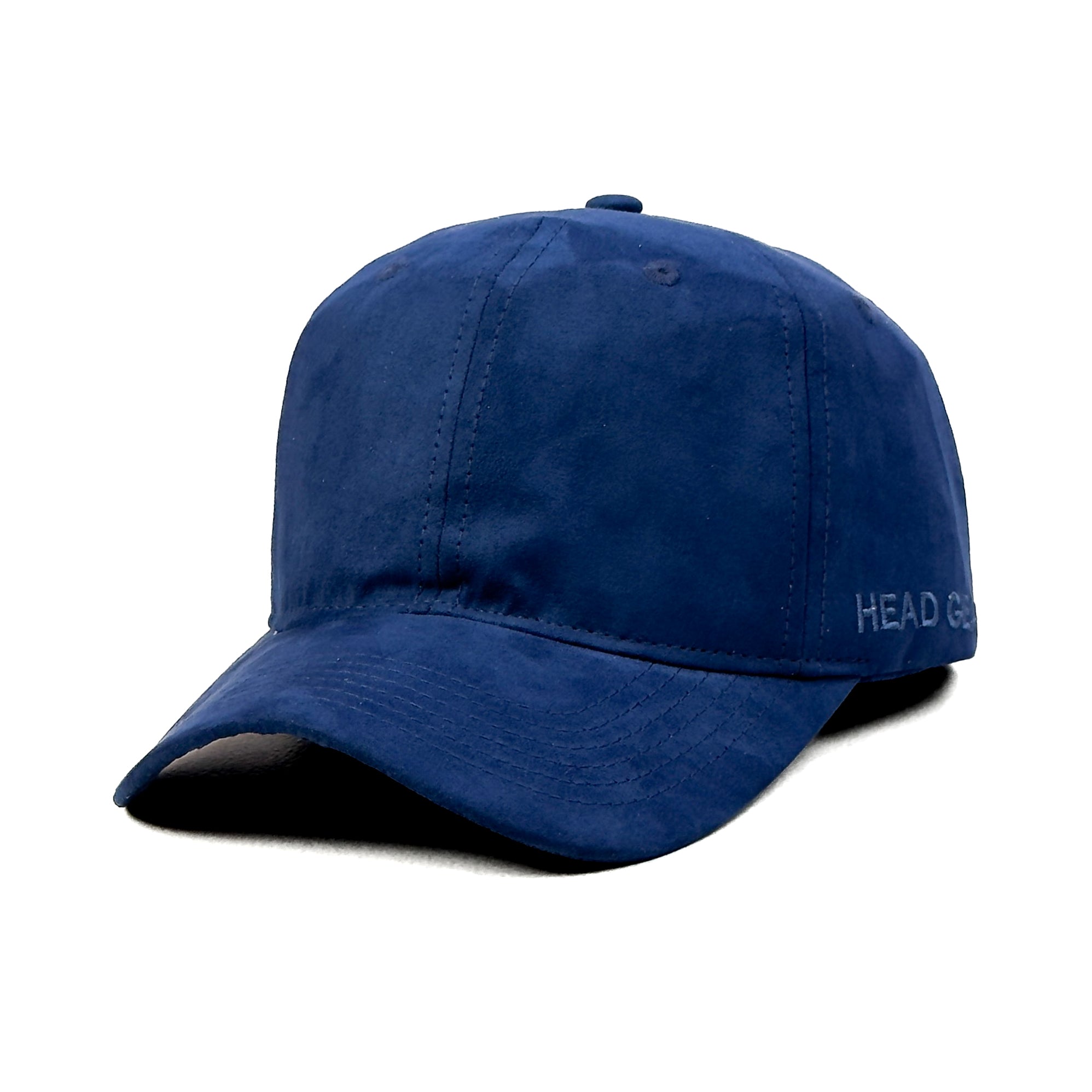 HEAD GEAR BASIC SUEDE NAVY BLUE CAP