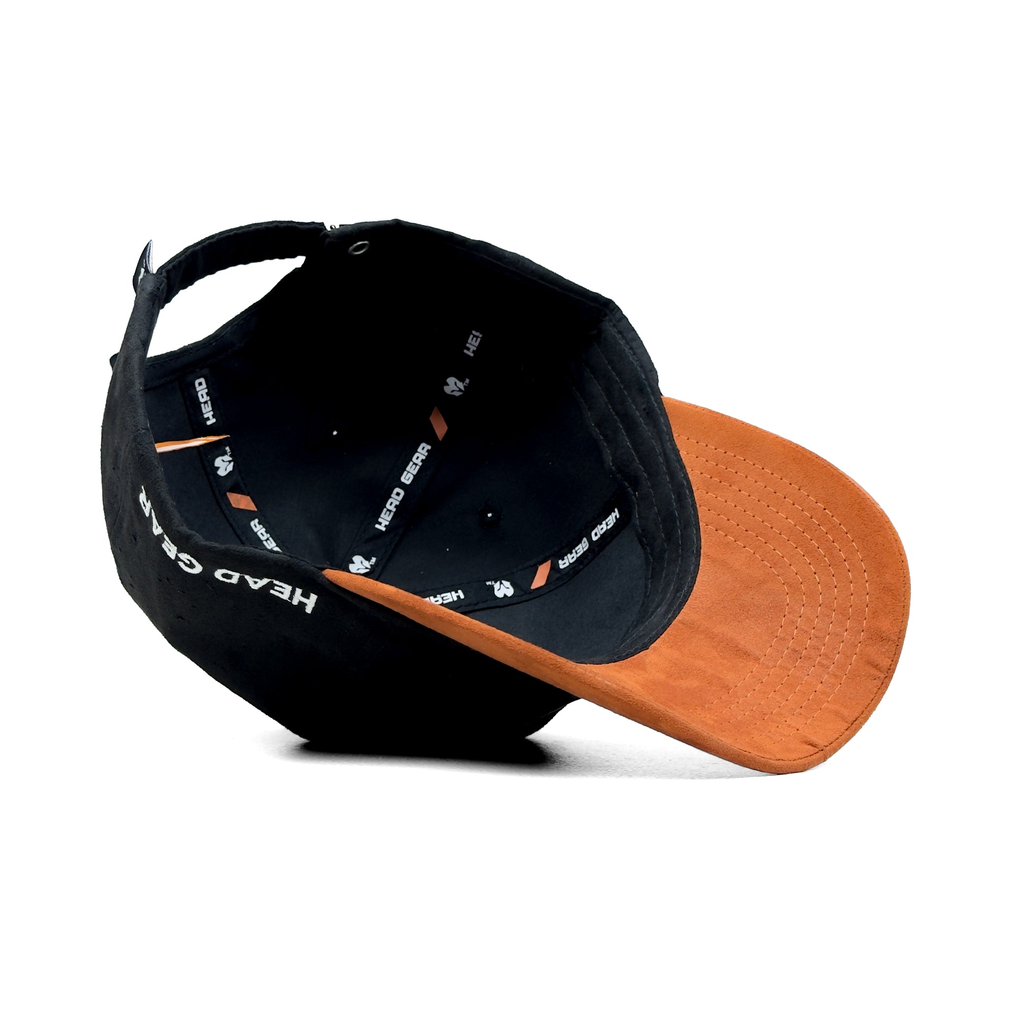 HEAD GEAR BLACK ORANGE DUAL TONE CAP