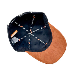 HEAD GEAR BLACK ORANGE DUAL TONE CAP