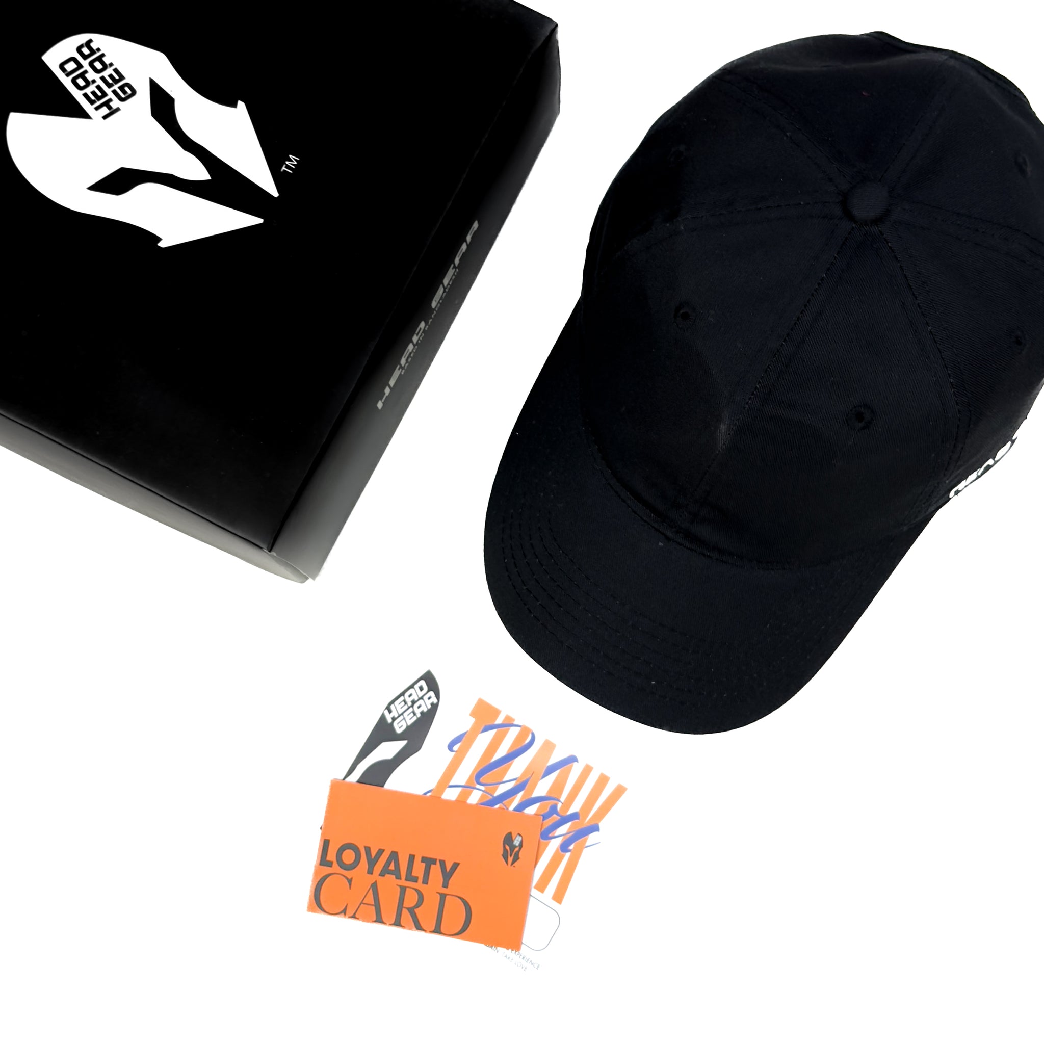 HEAD GEAR BASIC BLACK CAP