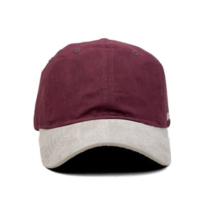 HEAD GEAR ANTIQUE RUBY LIGHT GRAY DUAL TONE CAP