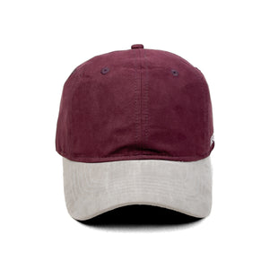 HEAD GEAR ANTIQUE RUBY LIGHT GRAY DUAL TONE CAP