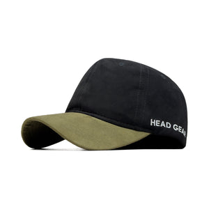 HEAD GEAR EERIE BLACK GREEN DUAL TONE CAP