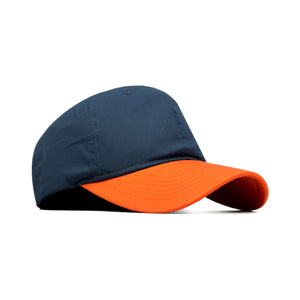 HEAD GEAR NAVY BLUE ORANGE DUAL TONE CAP