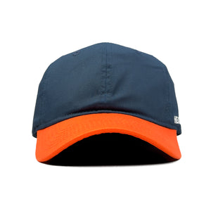 HEAD GEAR NAVY BLUE ORANGE DUAL TONE CAP