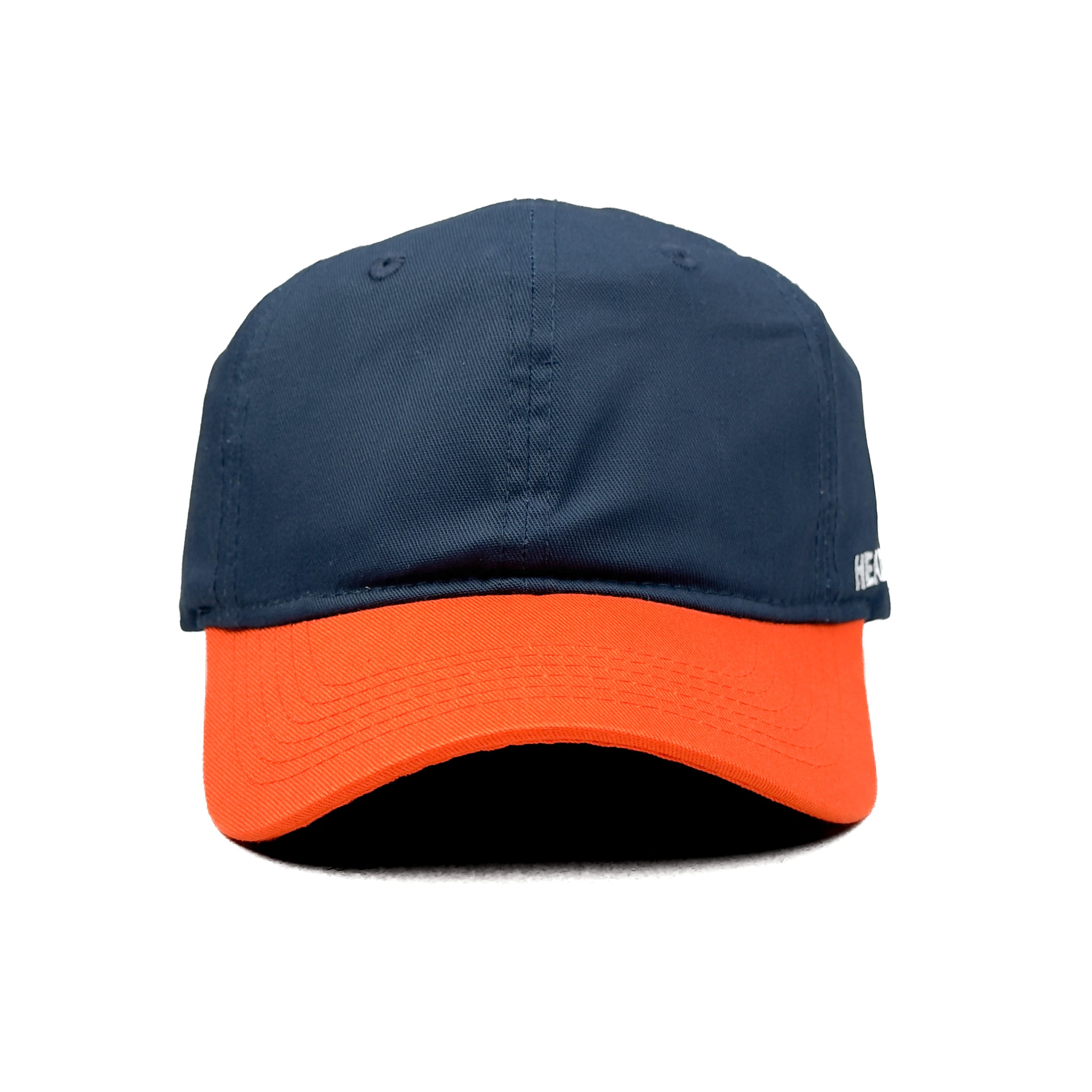 HEAD GEAR NAVY BLUE ORANGE DUAL TONE CAP