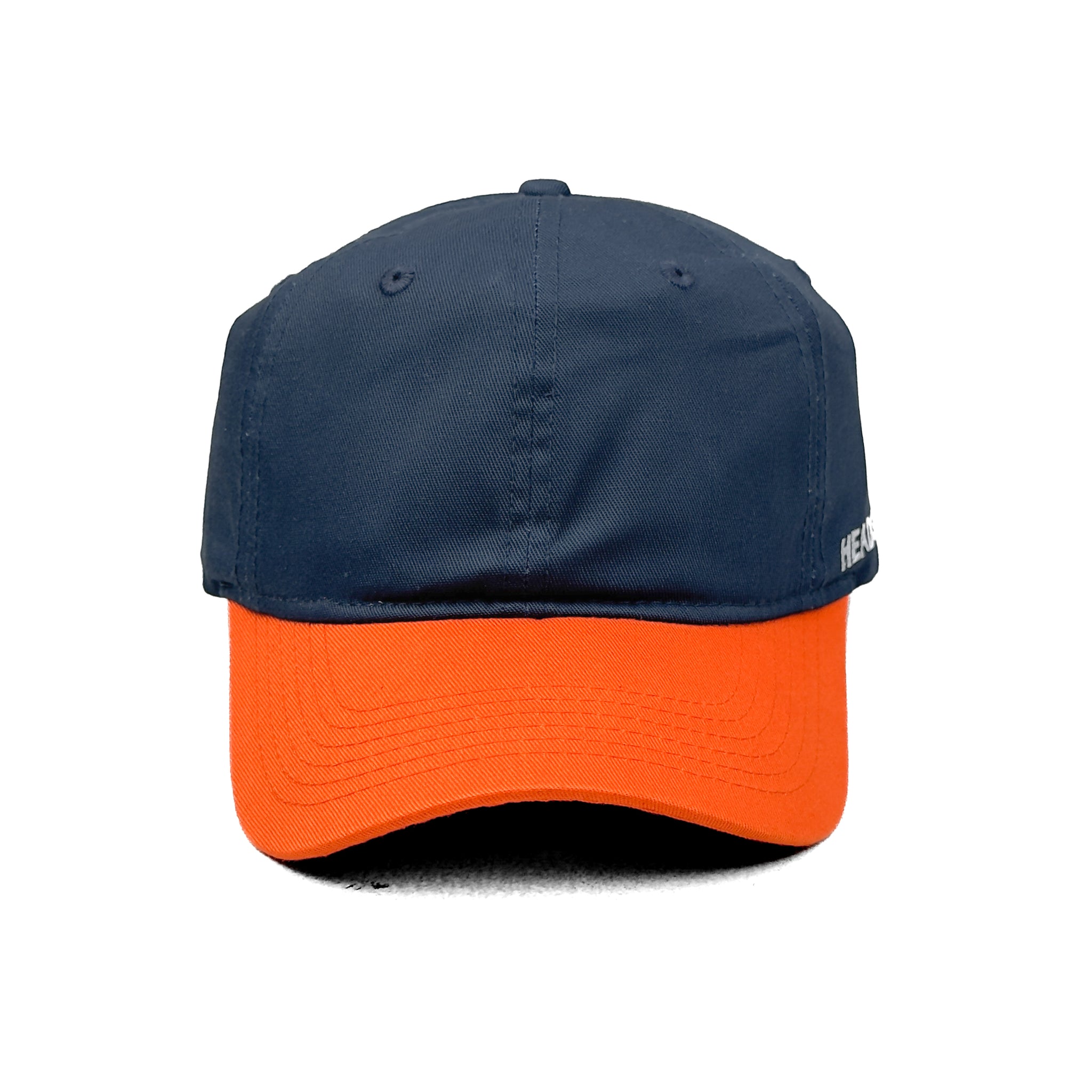 HEAD GEAR NAVY BLUE ORANGE DUAL TONE CAP