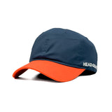HEAD GEAR NAVY BLUE ORANGE DUAL TONE CAP