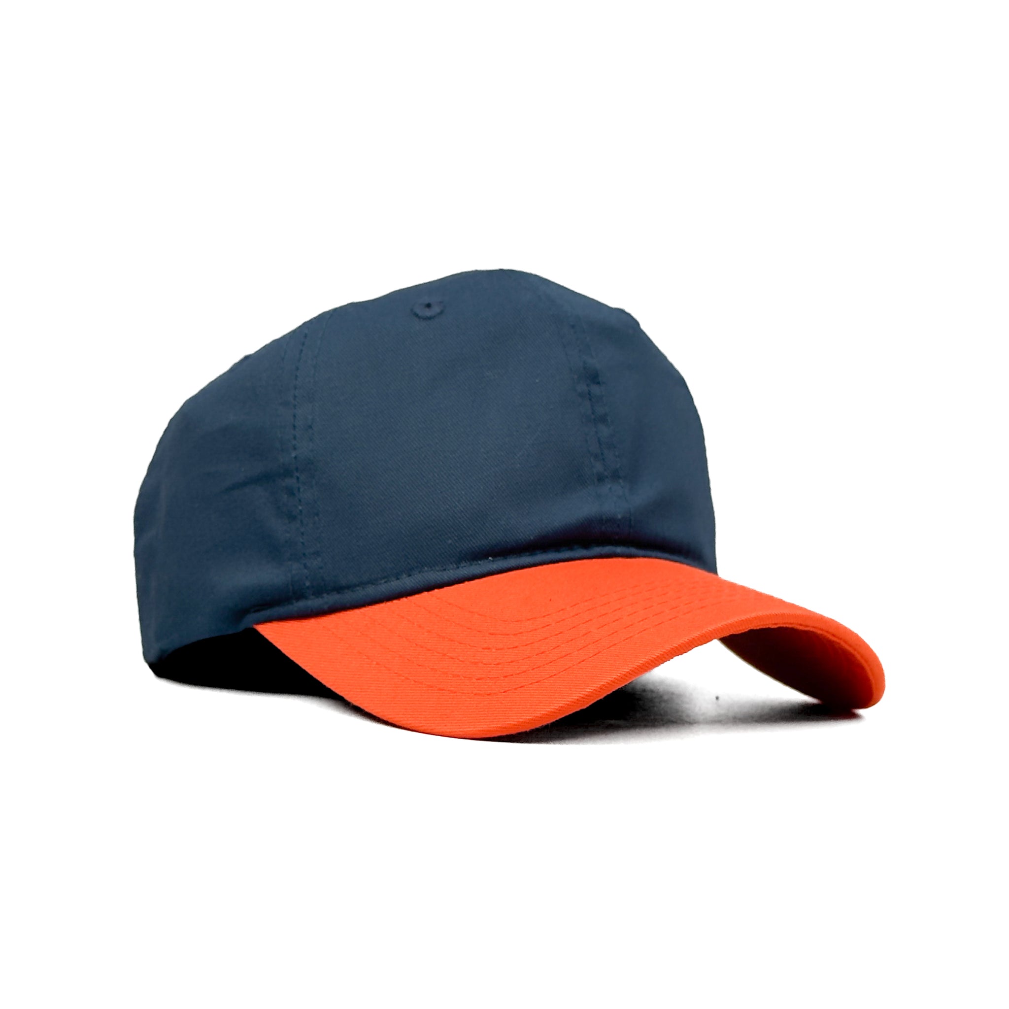 HEAD GEAR NAVY BLUE ORANGE DUAL TONE CAP