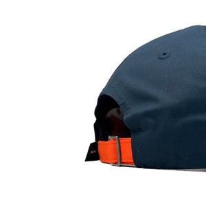 HEAD GEAR NAVY BLUE ORANGE DUAL TONE CAP