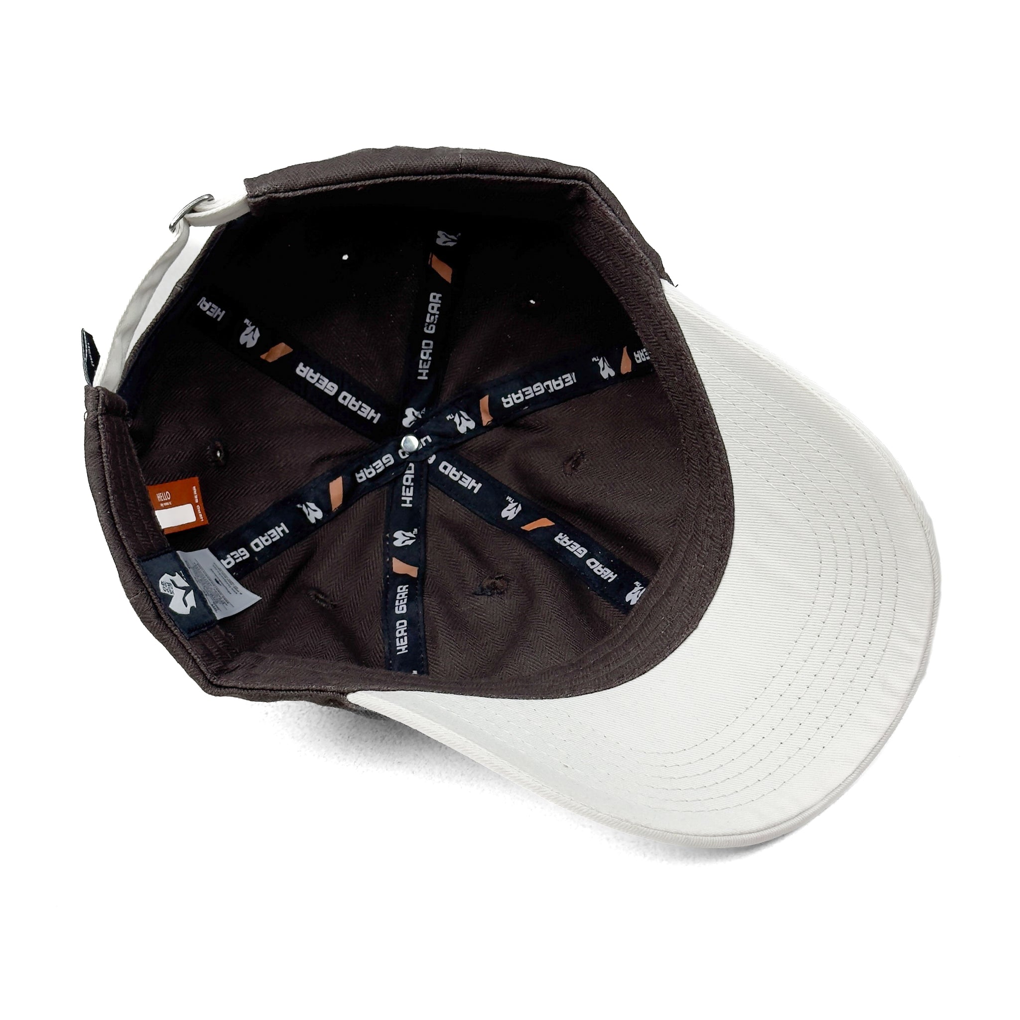 HEAD GEAR COFFEE OFF WHITE DUAL TONE CAP