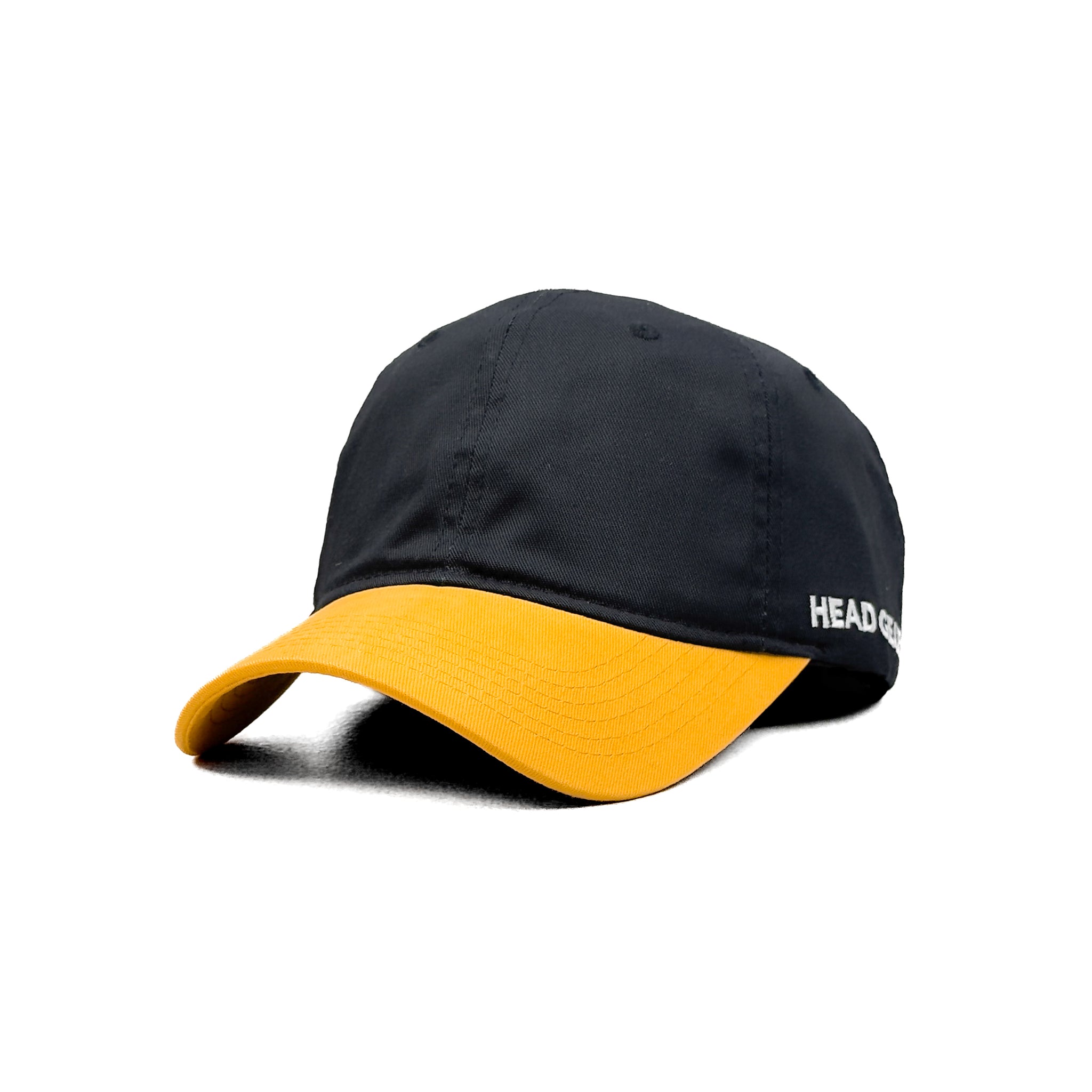 HEAD GEAR BLACK YELLOW DUAL TONE CAP