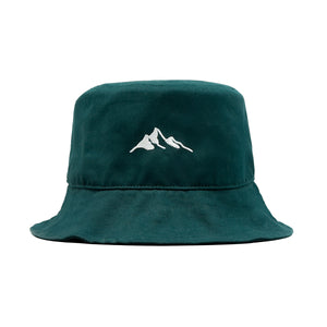 HEAD GEAR MOUNTAIN DARK GREEN BUCKET HAT