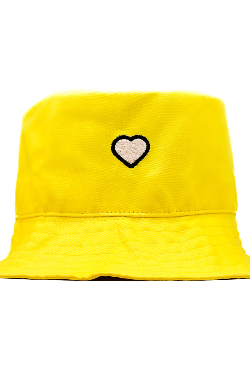 HEAD GEAR SUNNY HEART BUCKET HAT