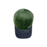 HEAD GEAR GREEN CHARCOAL DUAL TONE RUSTIC METAL CAP