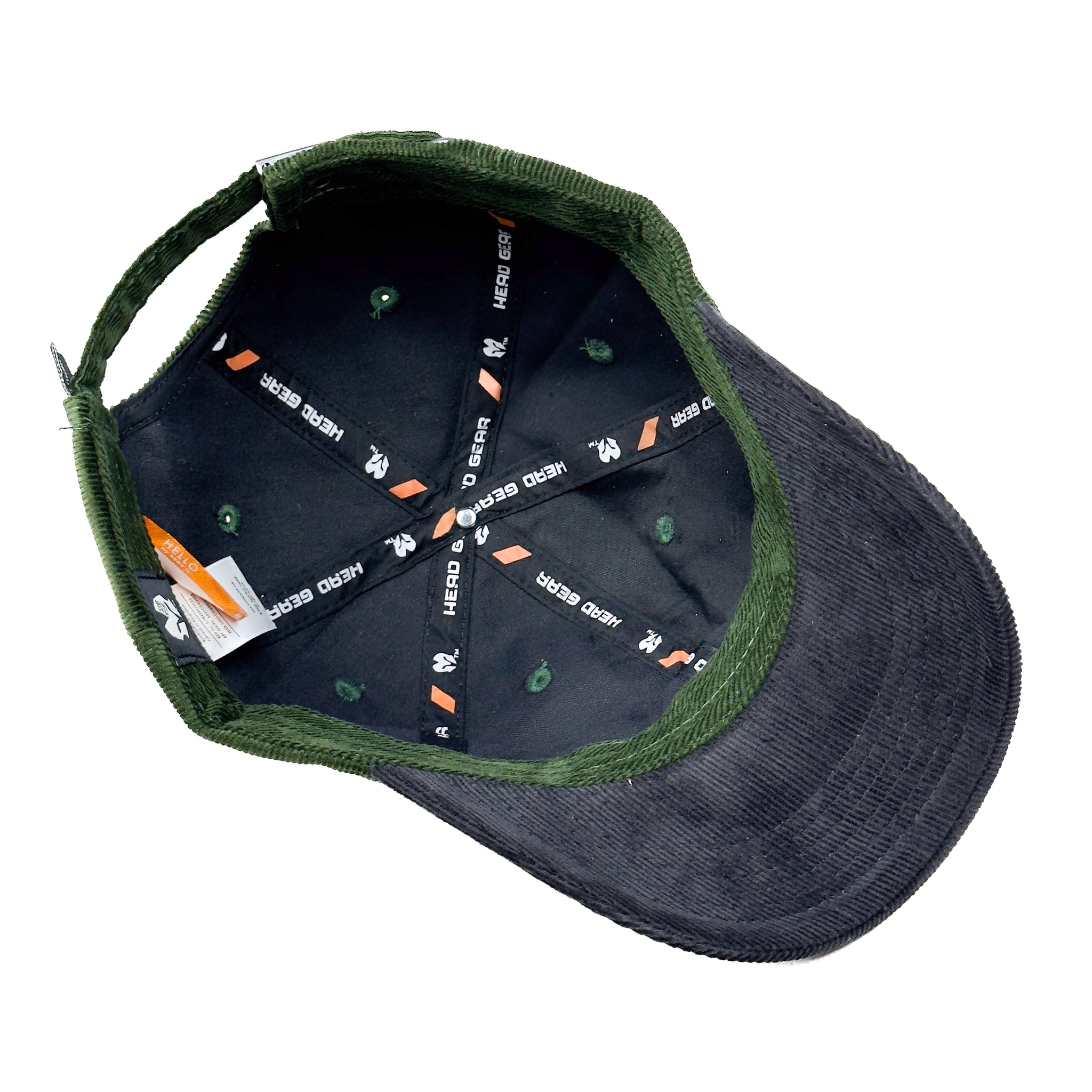 HEAR GEAR GREEN CHARCOAL DUAL TONE RUSTIC METAL CAP