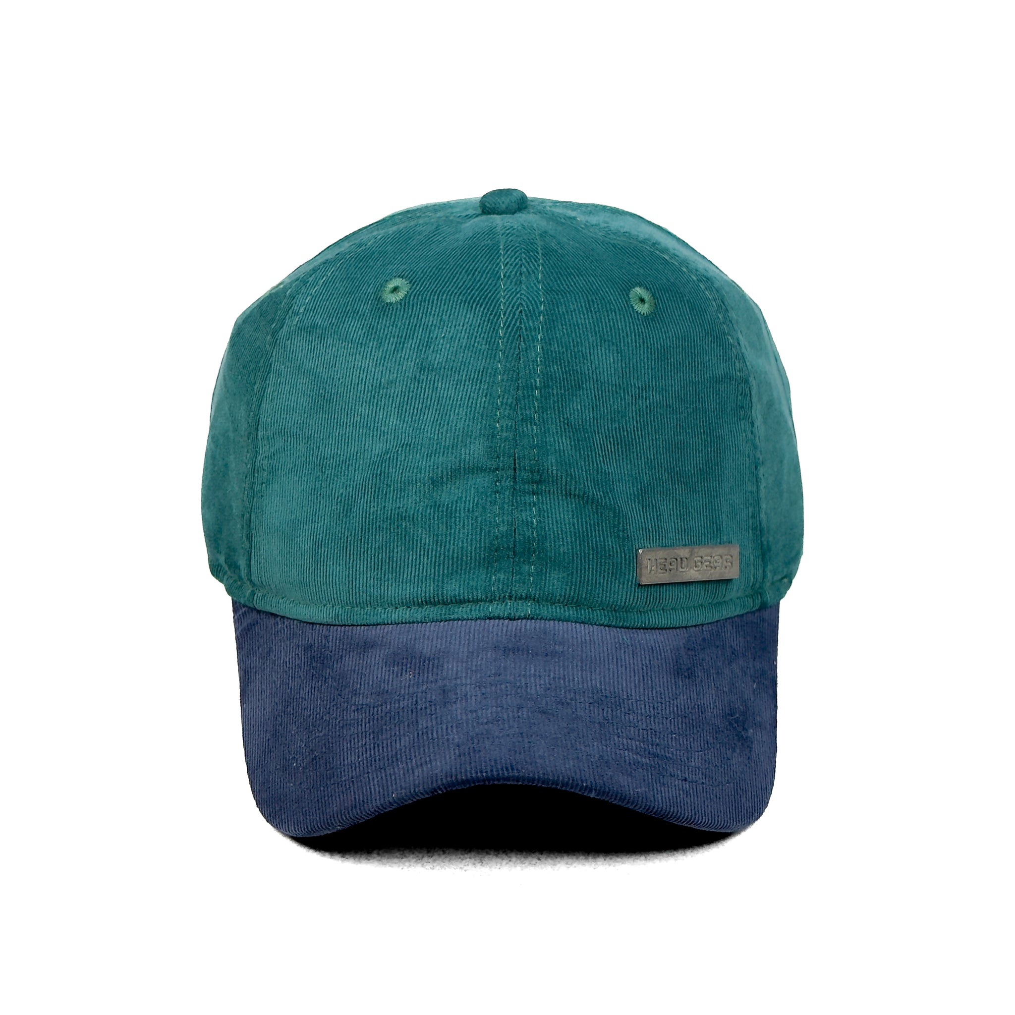 HEAD GEAR INDIGO NAVY BLUE DUAL TONE RUSTIC METAL CAP