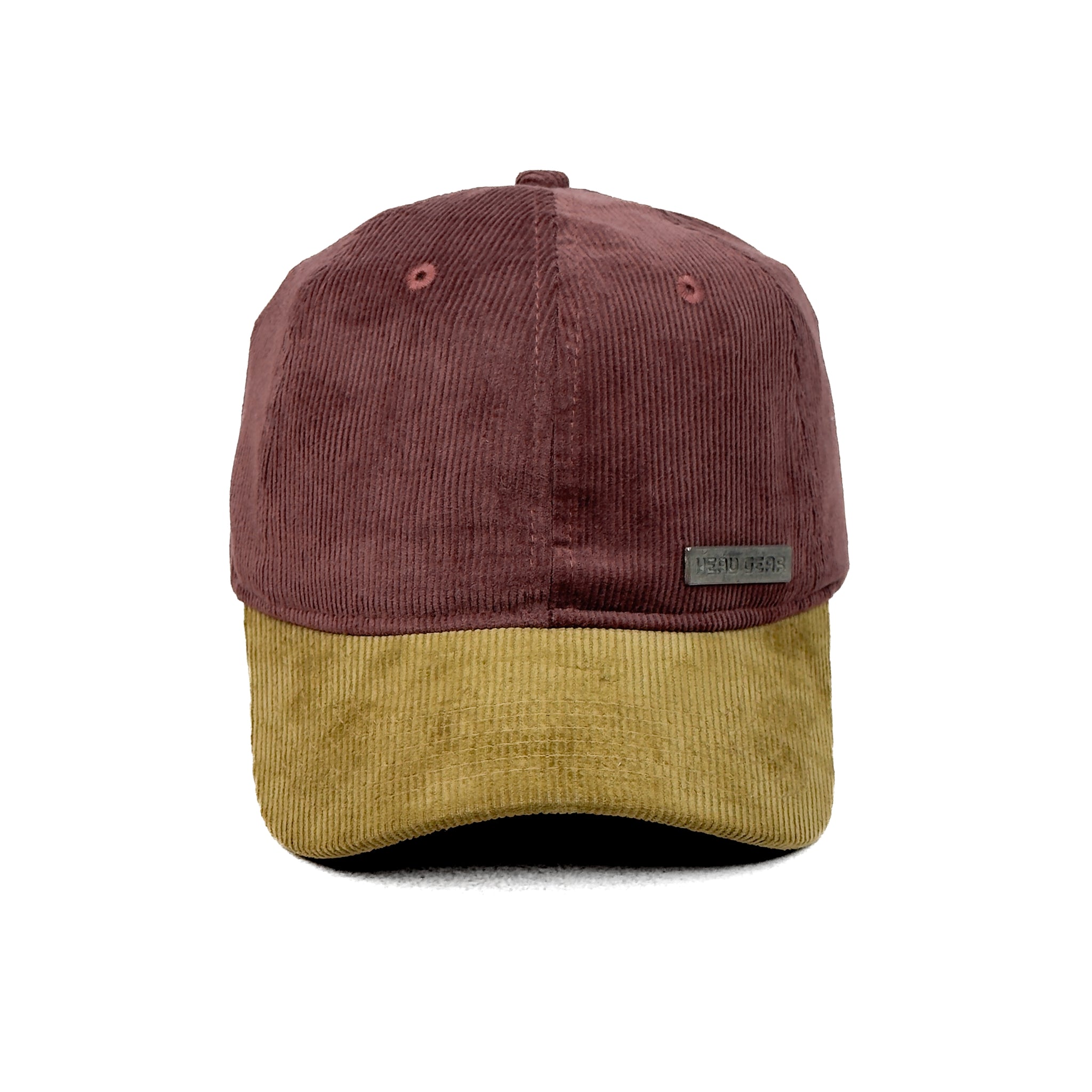 HEAD GEAR COFFEE OLIVE DUAL TONE RUSTIC METAL CAP