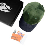 HEAD GEAR GREEN CHARCOAL DUAL TONE RUSTIC METAL CAP