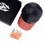 HEAD GEAR BLACK SALMON DUAL TONE RUSTIC METAL CAP