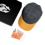 HEAD GEAR ARSENIC GRAY GOLD DUAL TONE CAP