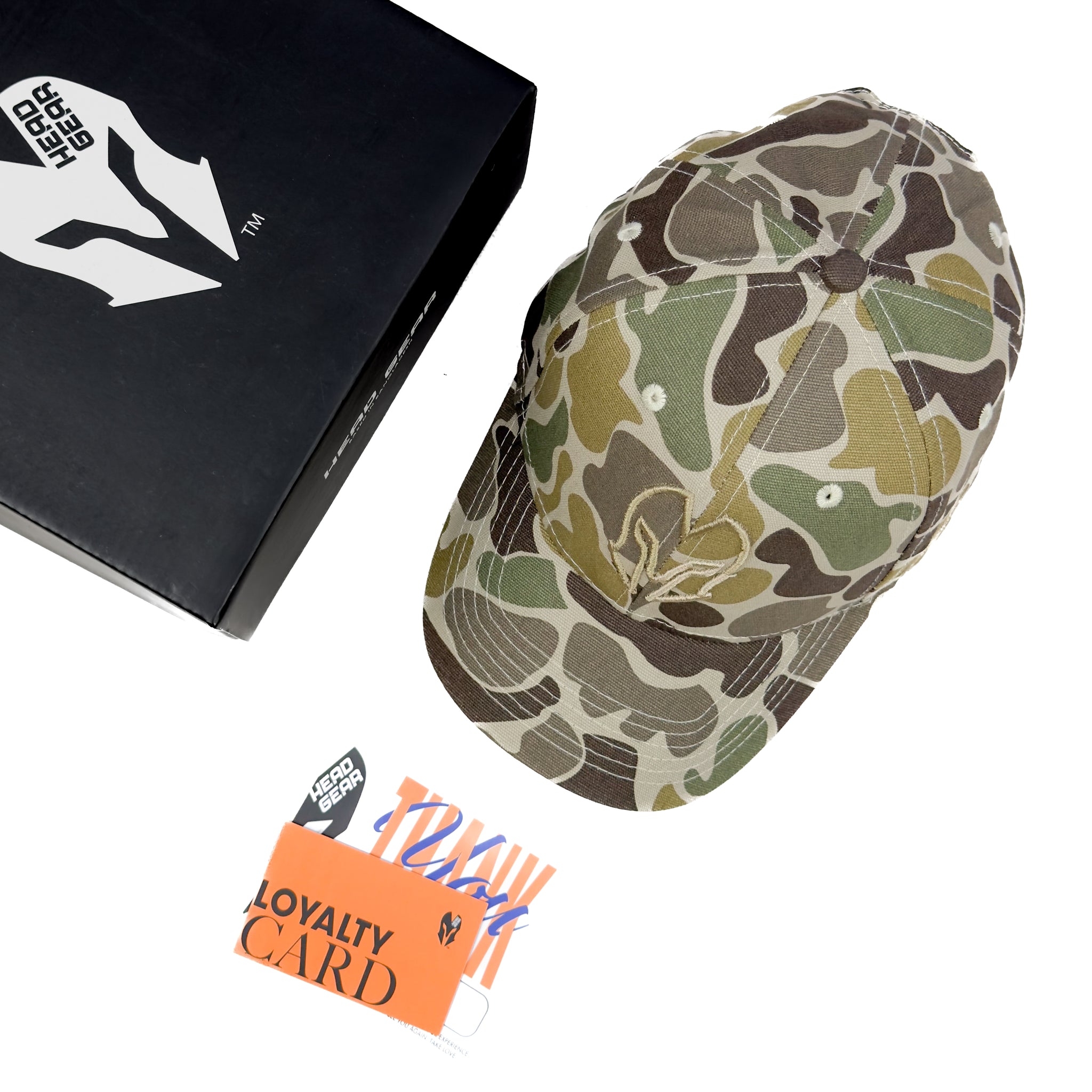 HEAD GEAR CAMOUFLAGE SUPER CANVAS CAP