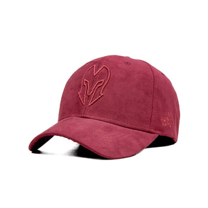 HEAD GEAR RED WINE SUPER SUEDE CAP