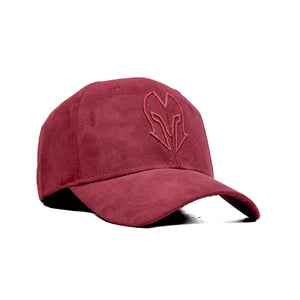 HEAD GEAR RED WINE SUPER SUEDE CAP