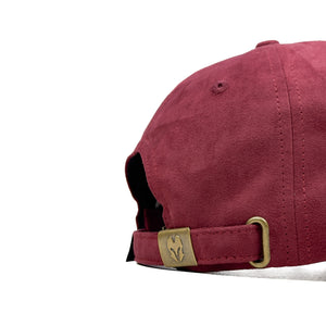 HEAD GEAR RED WINE SUPER SUEDE CAP