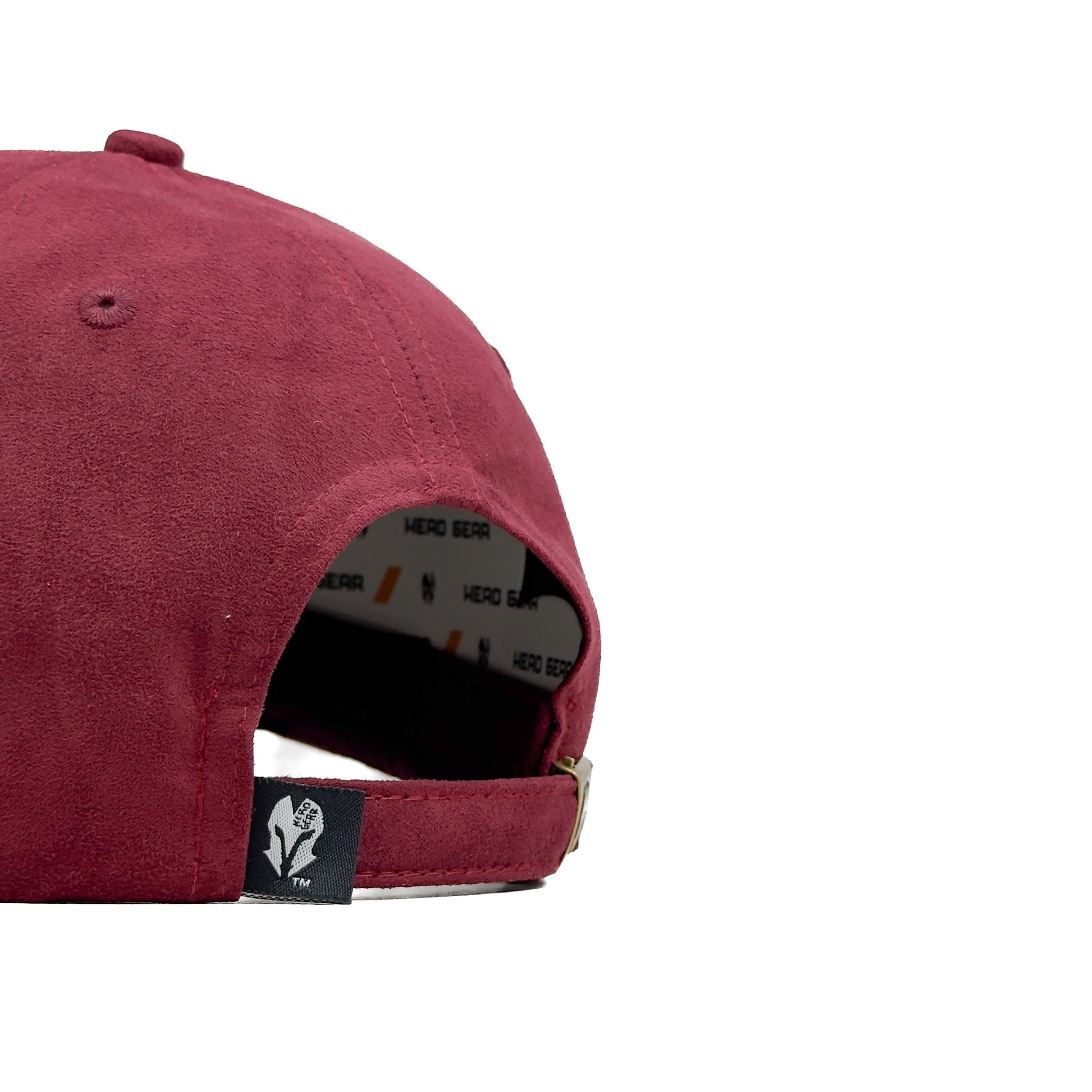 HEAD GEAR RED WINE SUPER SUEDE CAP