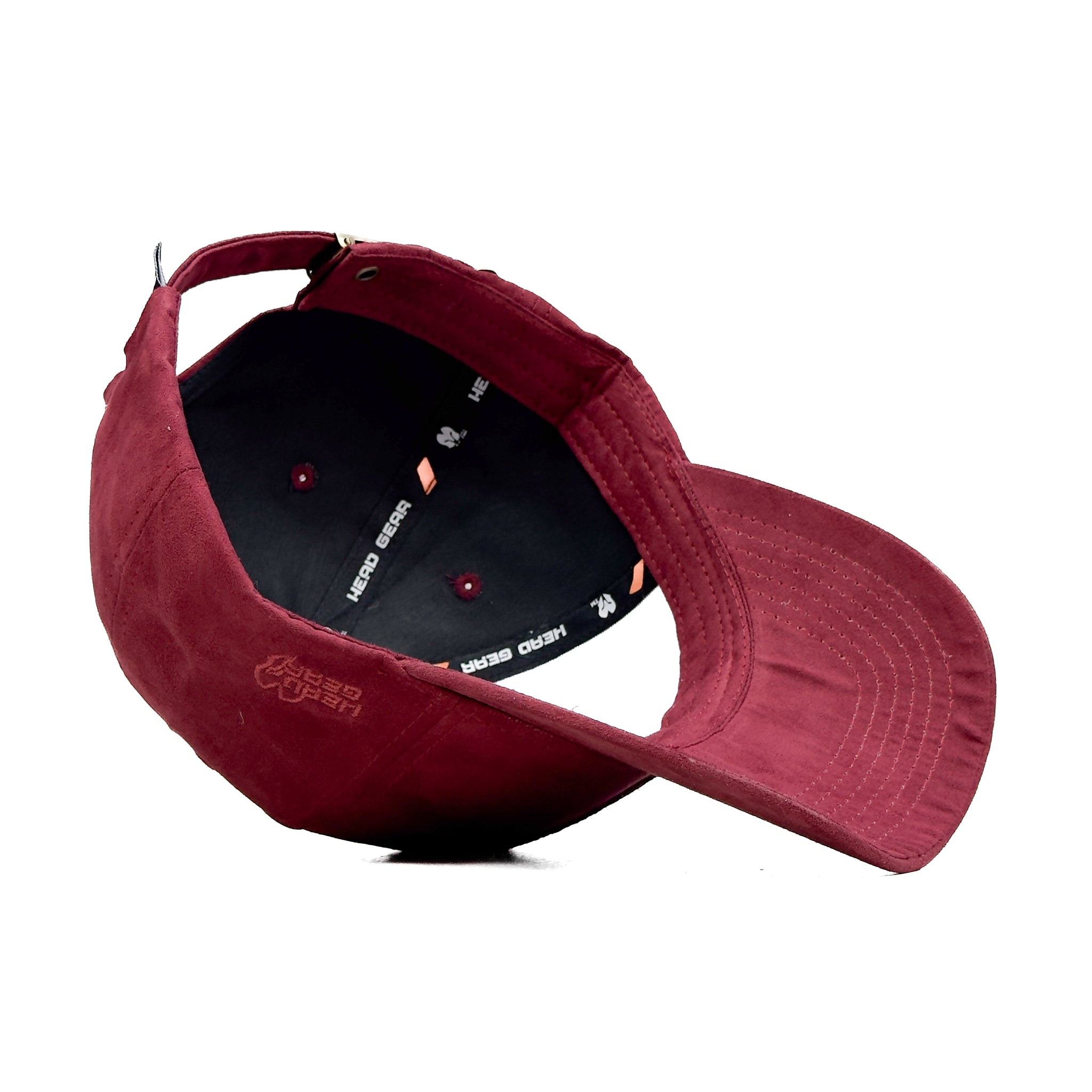 HEAD GEAR RED WINE SUPER SUEDE CAP