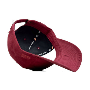 HEAD GEAR RED WINE SUPER SUEDE CAP