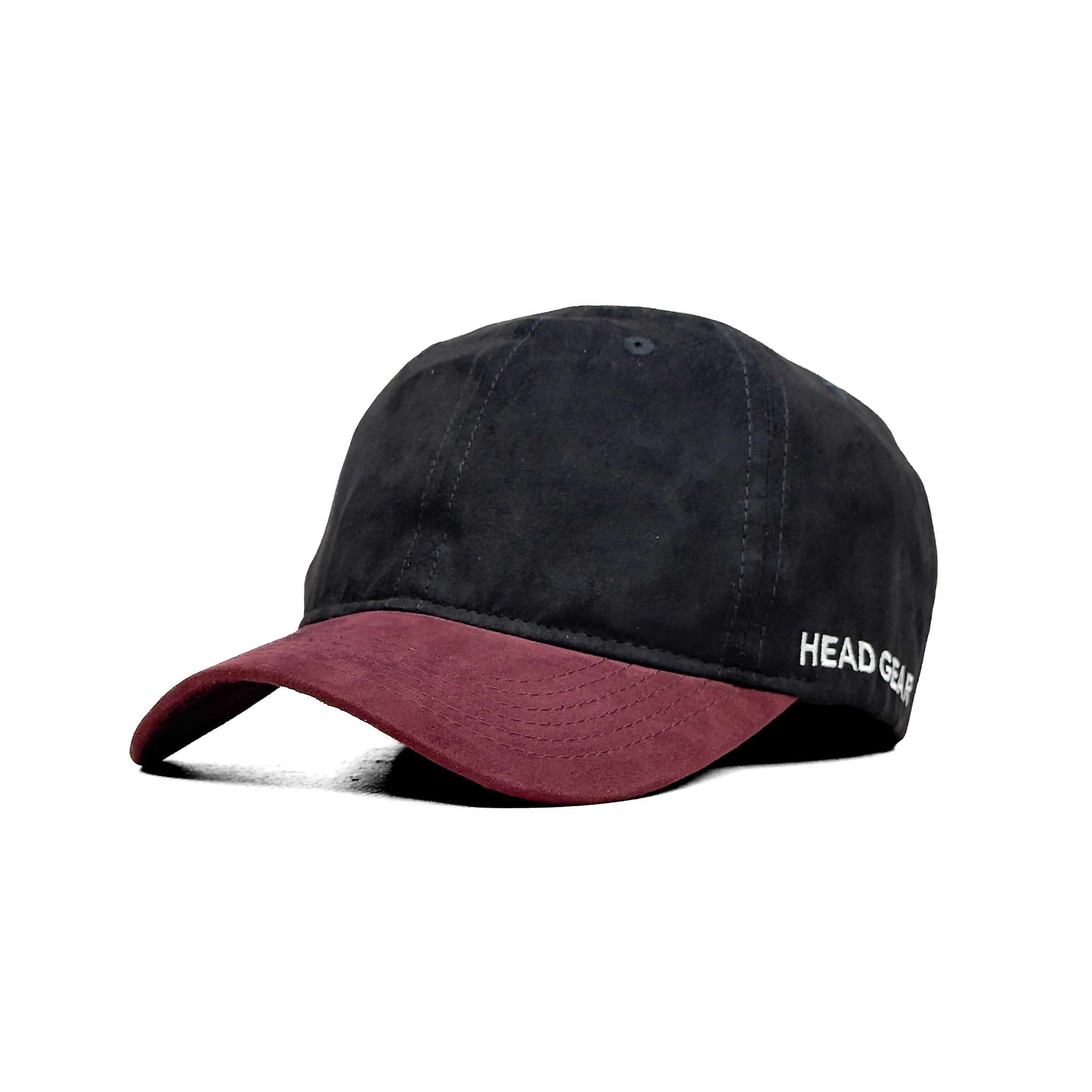 HEAD GEAR BLACK RED WINE DUAL TONE CAP