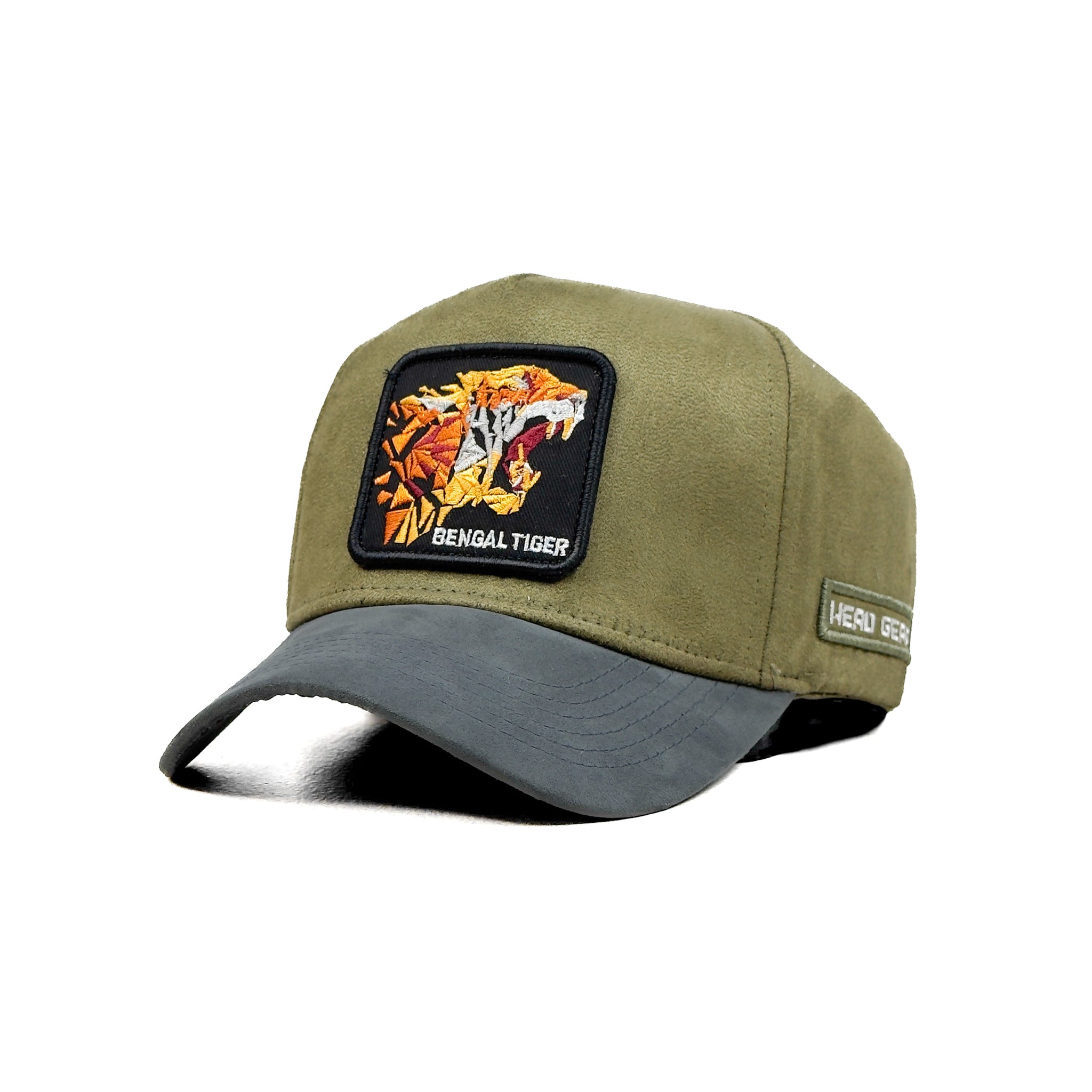 HEAD GEAR BENGAL TIGER 3D PATCH PREMIUM HIGH CROWN CAP